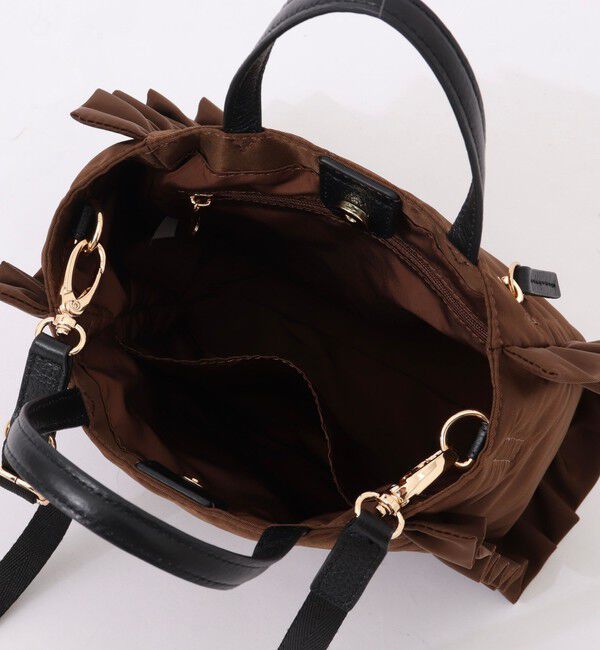 NOLLEY'S「【nolnol/ノルノル】ナイロンフリルミニトートバッグ」|トートバッグ|