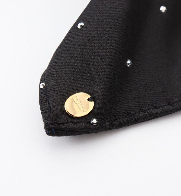 NOLLEY'S「NOLLEYSサテンスクエアキラドットシュシュ」|ヘアゴム・シュシュ|