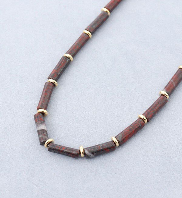 grace grace「【grace grace/グラスグラス】チューブ天然石ネックレス」|ネックレス|