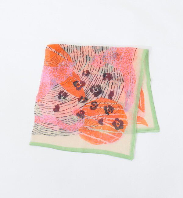 NOLLEY'S「リネンガーゼプリントストール」|ストール|