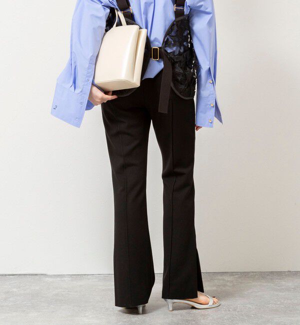 NOLLEY'S「【WEB限定】ウォッシャブルソフトリブフレアパンツ」|その他|