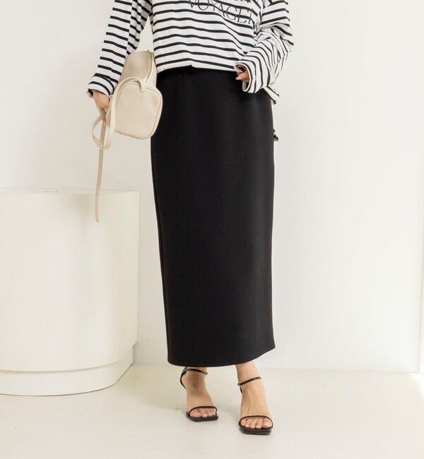 NOLLEY'S「【WEB限定】ウォッシャブルダンボールタイトスカート」|タイト|