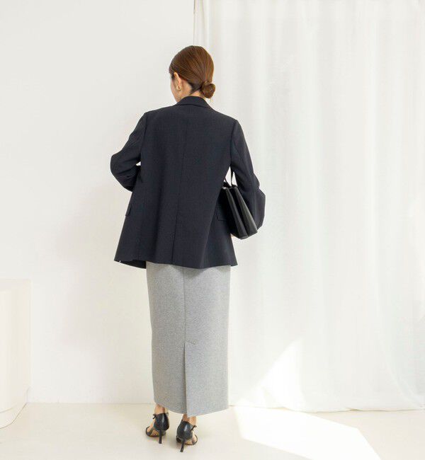 NOLLEY'S「【WEB限定】ウォッシャブルダンボールタイトスカート」|タイト|