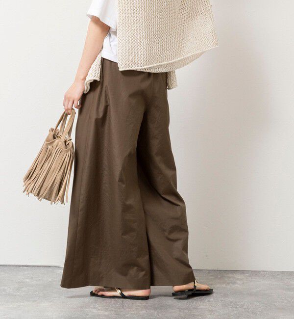 NOLLEY'S「ウォッシャブルエクセルテックタンブラー2タックワイドパンツ」|その他|