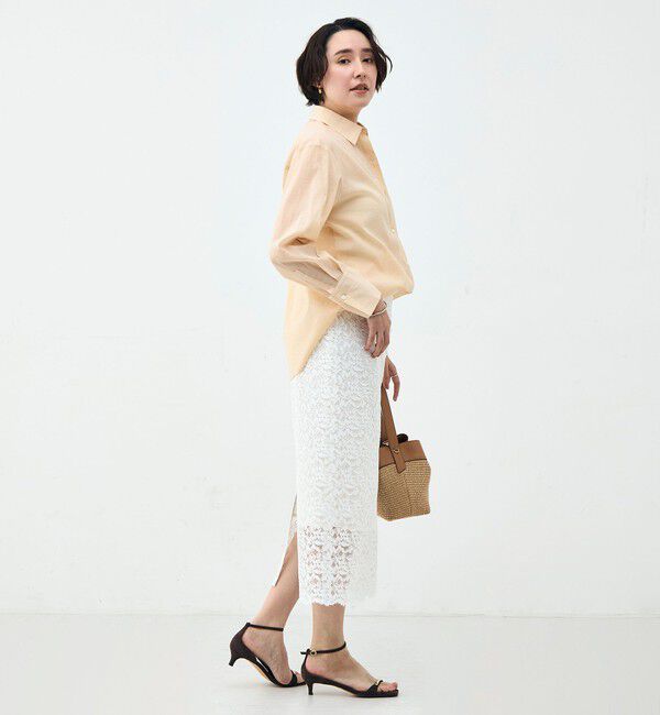 NOLLEY'S sophi「ウォッシャブルシアーオーガンジー2WAYシャツ」|シャツ・ブラウス|