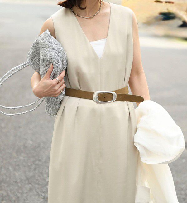 NOLLEY'S「【LEFIJE/レフィエ】オーバルバックルベルト（スエード）」|ベルト|