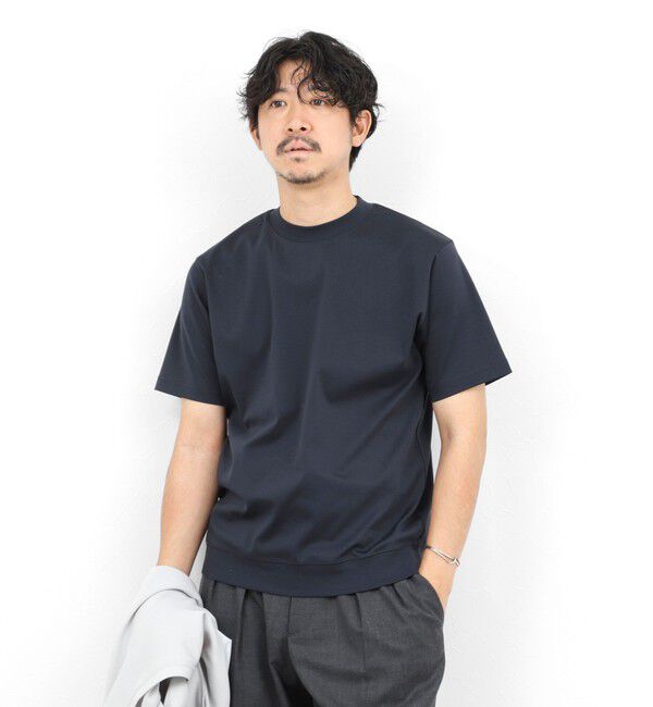 NOLLEY'S goodman「《ビジカジ対応》シルケットスムース クルーネックドレスTシャツ 26SS」|Tシャツ・カットソー|