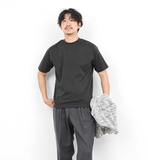 NOLLEY'S goodman「《ビジカジ対応》シルケットスムース クルーネックドレスTシャツ 26SS」|Tシャツ・カットソー|