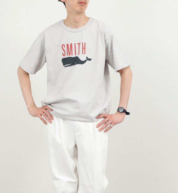 NOLLEY'S goodman「【BARNS OUTFITTERS】別注 SMITH プリントTシャツ 26SS」|Tシャツ・カットソー|