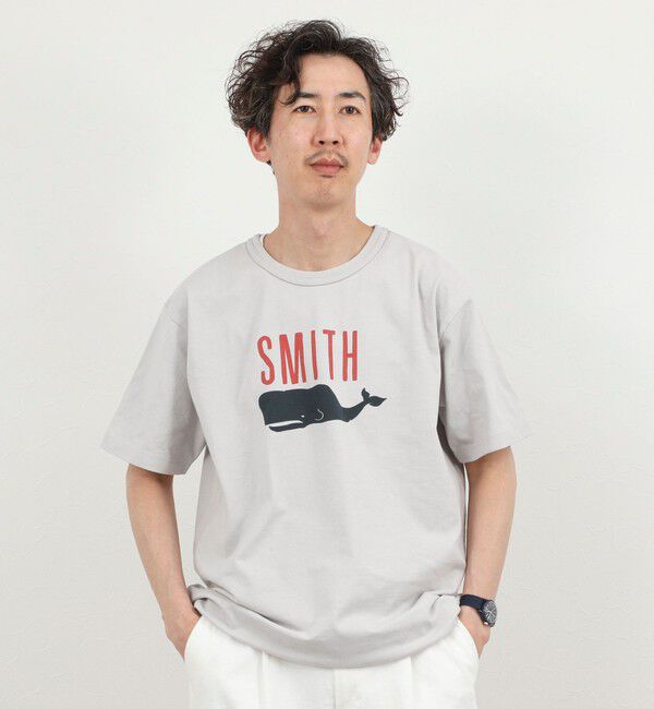 NOLLEY'S goodman「【BARNS OUTFITTERS】別注 SMITH プリントTシャツ 26SS」|Tシャツ・カットソー|