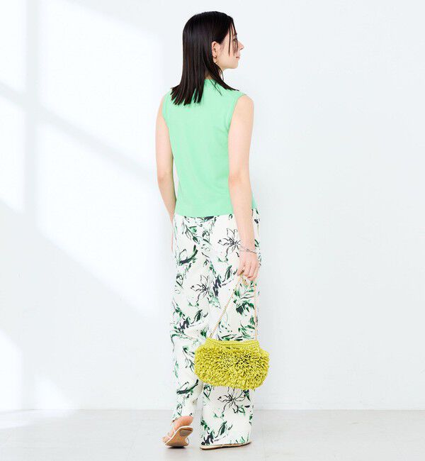 NOLLEY'S sophi「《手洗い可能》マルチファンクションハイネックノースリーブプルオーバー」|ニット・セーター|