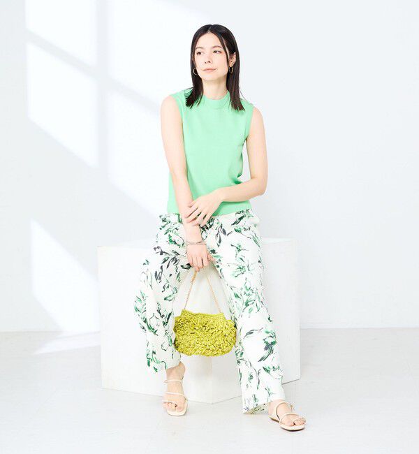 NOLLEY'S sophi「《手洗い可能》マルチファンクションハイネックノースリーブプルオーバー」|ニット・セーター|