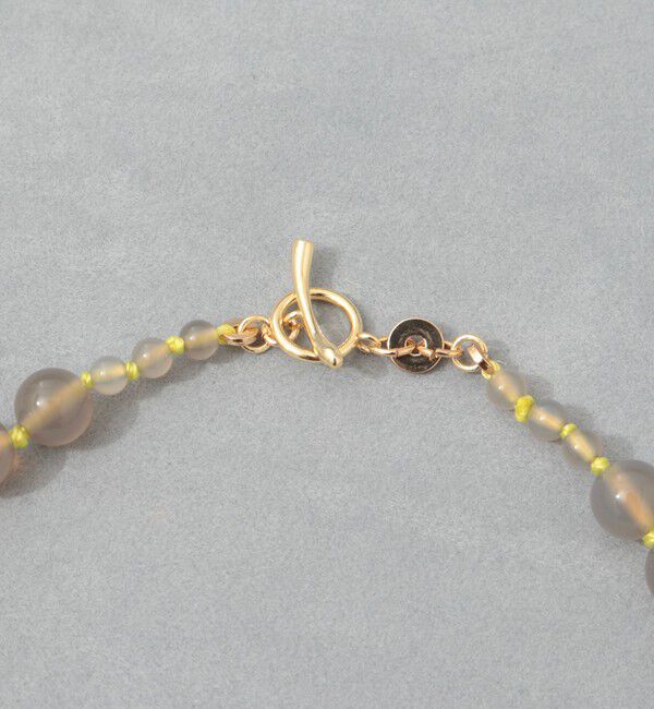 grace grace「【grace grace/グラスグラス】カラーヤーンノット天然石ネックレス」|ネックレス|