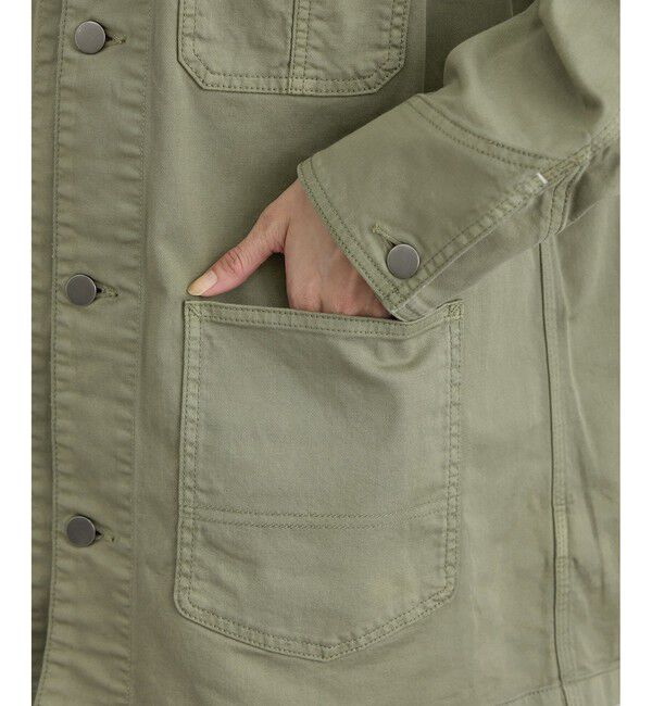 SALON adam et rope'「【WEB・一部店舗限定】ブロークンツイルカバーオール」|その他|