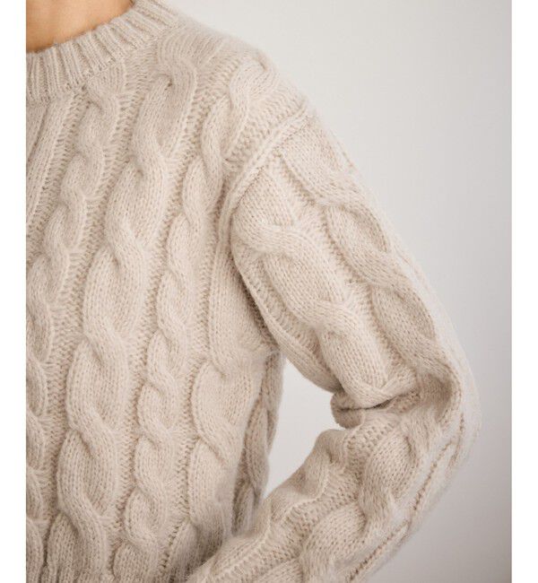 Rope&rsquo;Picnic「ケーブルニットカーディガン」|カーディガン|