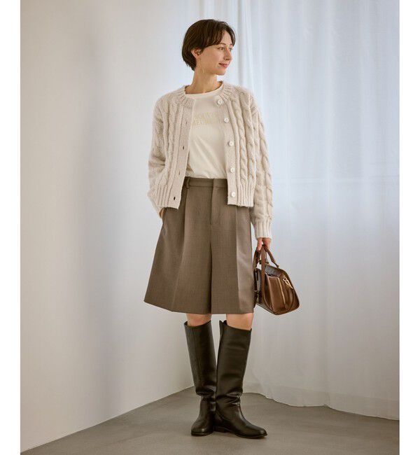 Rope&rsquo;Picnic「ケーブルニットカーディガン」|カーディガン|