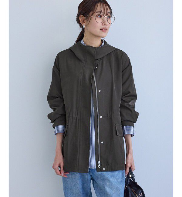 Rope&rsquo;Picnic「ミドル丈マウンテンパーカー スプリングコート/花粉ガード・撥水」|その他|
