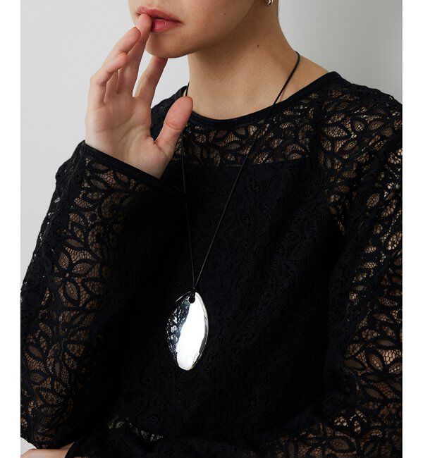 Hoaw.「【Hoaw.】Oval cord ネックレス」|リング|