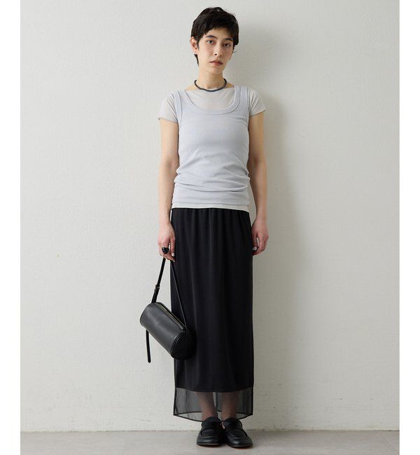 THE PAUSE「【THE PAUSE】シアーヘムタイトスカート」|スカート|