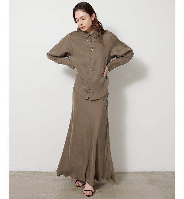  「キュプラフィブリルフレアスカート」|スカート|