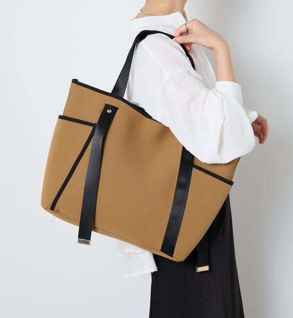  「【A4対応/軽量/ポケット３つ】ウェットダブルポケットトートバッグ」|トートバッグ|