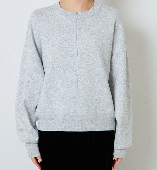  「《総売上数1.6万枚突破！》ジップスウェットライクニット」|ニット・セーター|