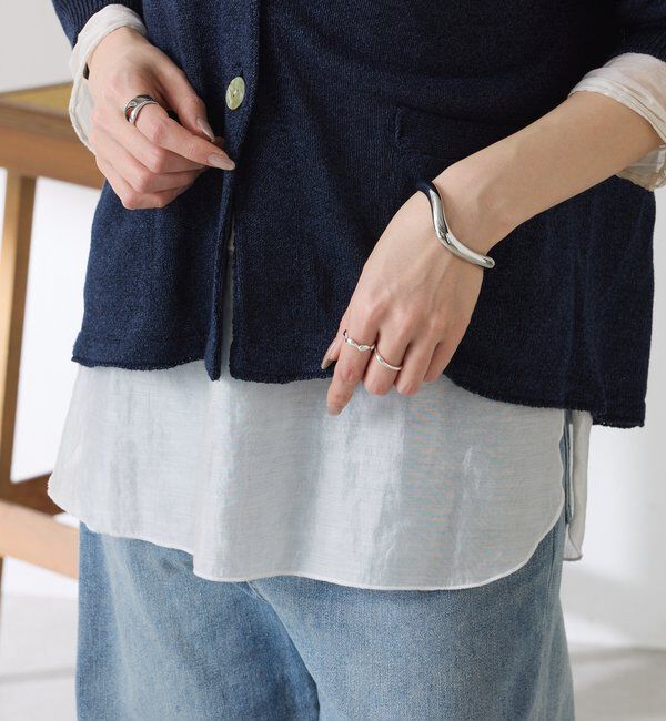  「 裾シアーロンT」|Tシャツ・カットソー|