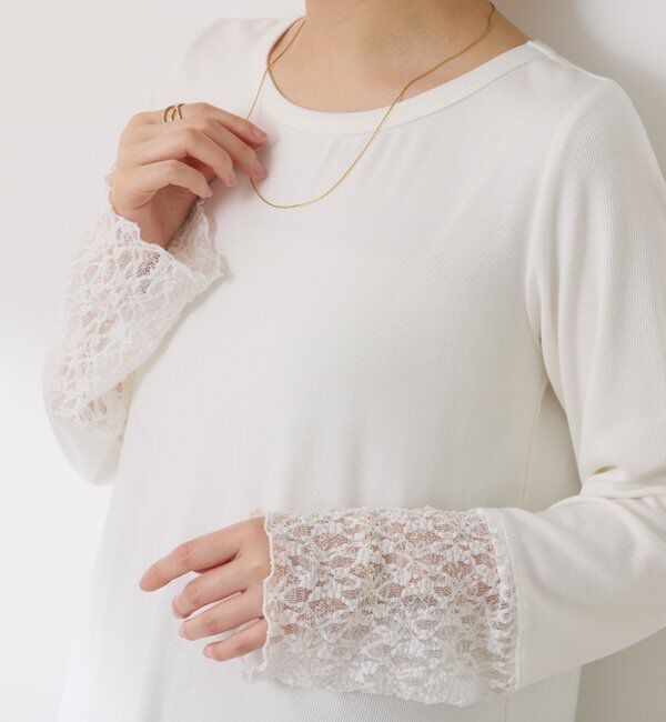  「 裾シアーロンT」|Tシャツ・カットソー|