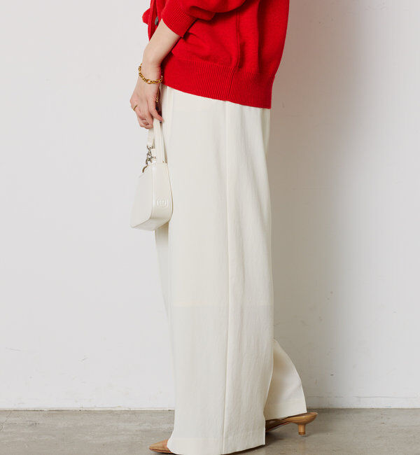  「ジャージワイドパンツ」|チノ|