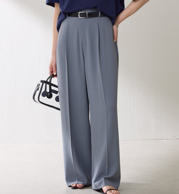  「ジャージワイドパンツ」|チノ|