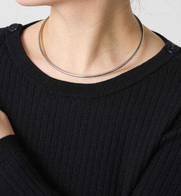  「【PAPILLONNER/パピヨネ】ステンレスメタルチョーカー」|リング|