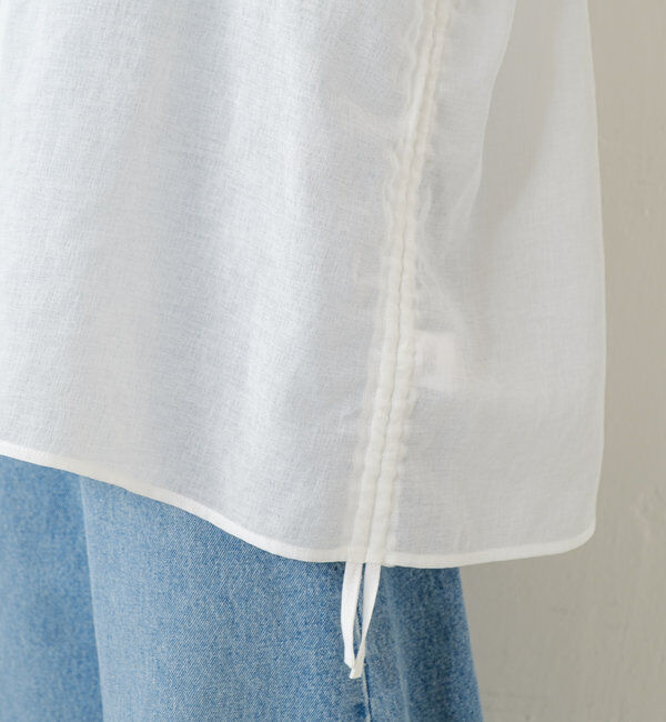  「《人気アイテム再販売！》ジップドロストブラウス」|シャツ・ブラウス|