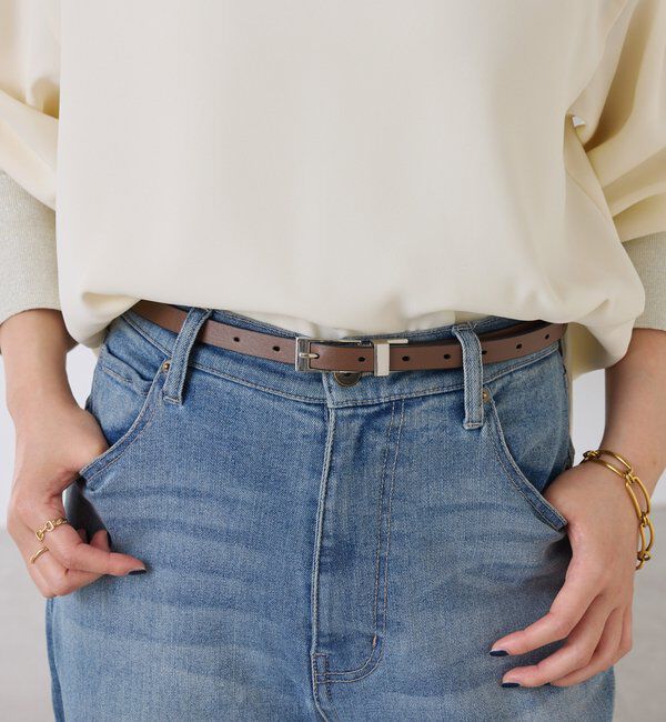  「スリムリバーシブルベルト」|ベルト|