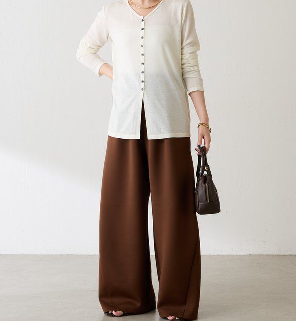  「コンパクトVネックカーディガン」|Tシャツ・カットソー|