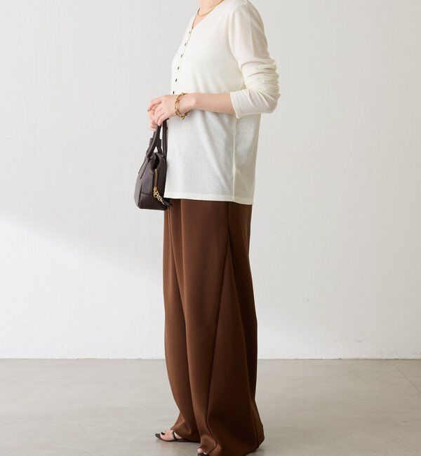  「コンパクトVネックカーディガン」|Tシャツ・カットソー|