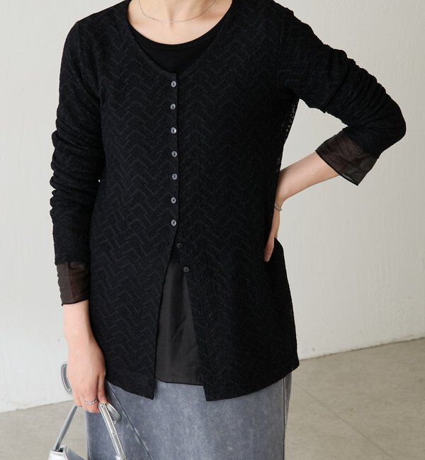  「コンパクトVネックカーディガン」|Tシャツ・カットソー|