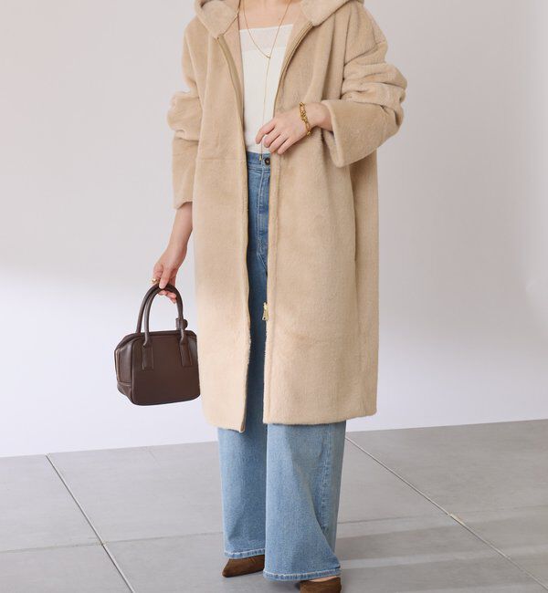  「リバーシブルフェイクファーコート」|その他|