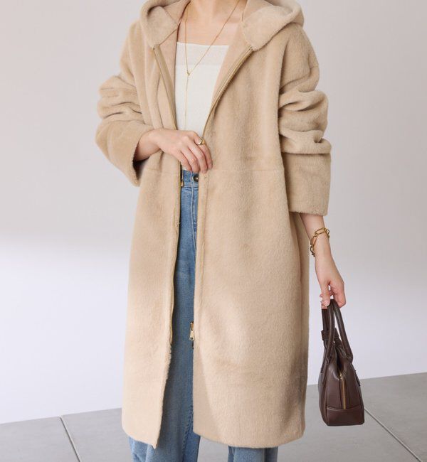  「リバーシブルフェイクファーコート」|その他|