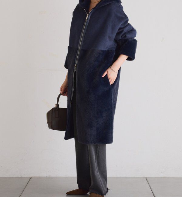  「リバーシブルフェイクファーコート」|その他|