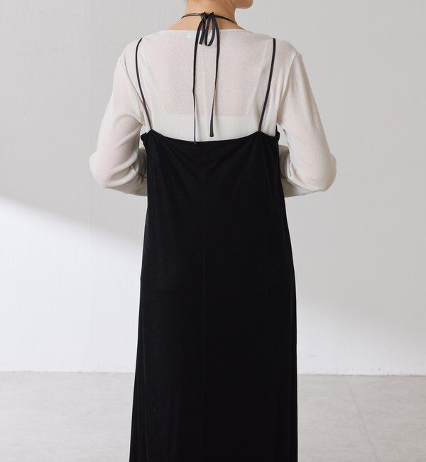  「シアーラメリブスクエアカットソー」|Tシャツ・カットソー|