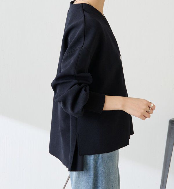  「《WEB限定/気温調整に◎》メタル釦ジョーゼットカーディガン」|Tシャツ・カットソー|