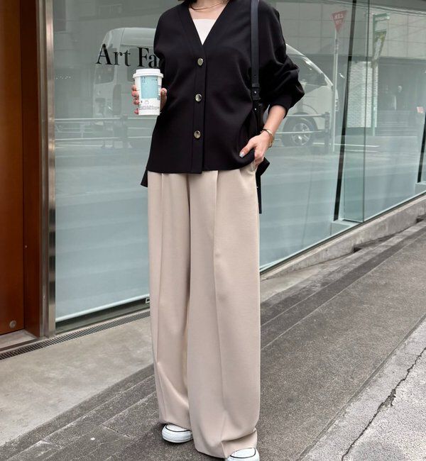  「《WEB限定/気温調整に◎》メタル釦ジョーゼットカーディガン」|Tシャツ・カットソー|