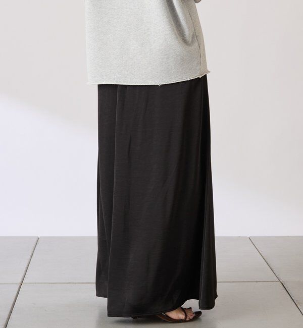  「【COLLAGE&times;gemeil　コラボアイテム】レイヤードサテンスカート」|スカート|