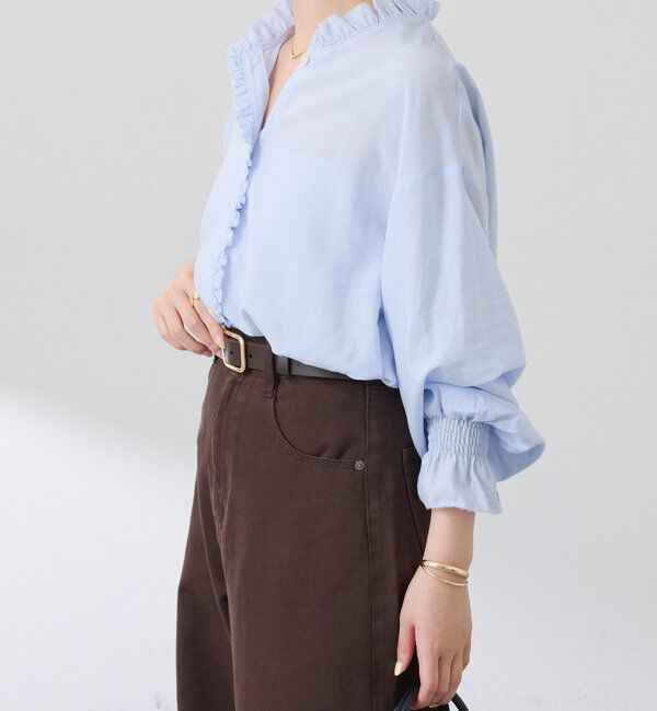  「フリルカラーシャツ」|シャツ・ブラウス|