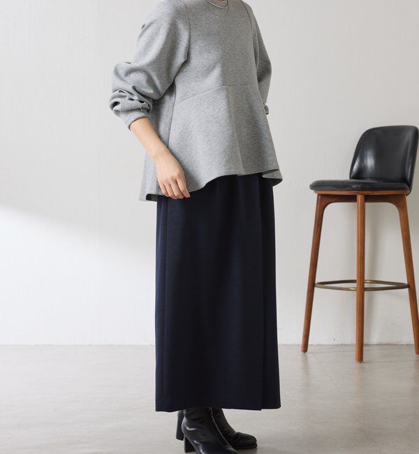  「袖ビジューペプラムカットソー」|Tシャツ・カットソー|