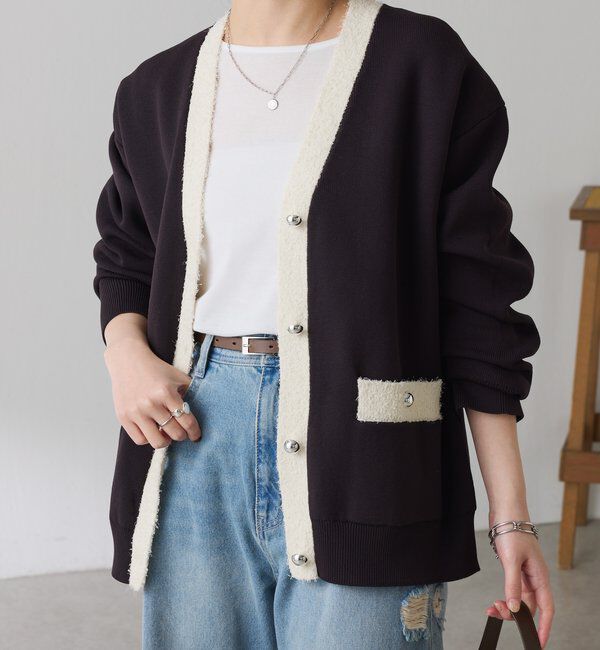  「ハーフミラノニットカーディガン」|ニット・セーター|