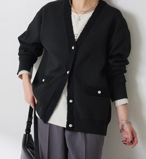  「ハーフミラノニットカーディガン」|ニット・セーター|