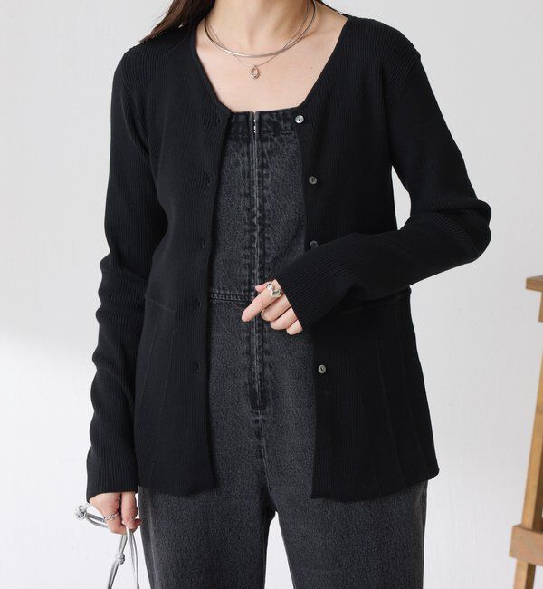  「Q.anos フレアデニムロンパース」|ワンピース|