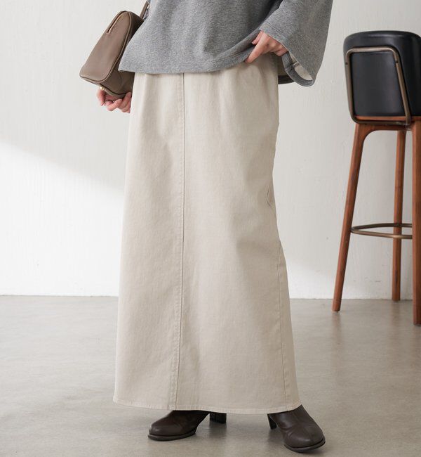  「Iラインデニムスカート」|スカート|