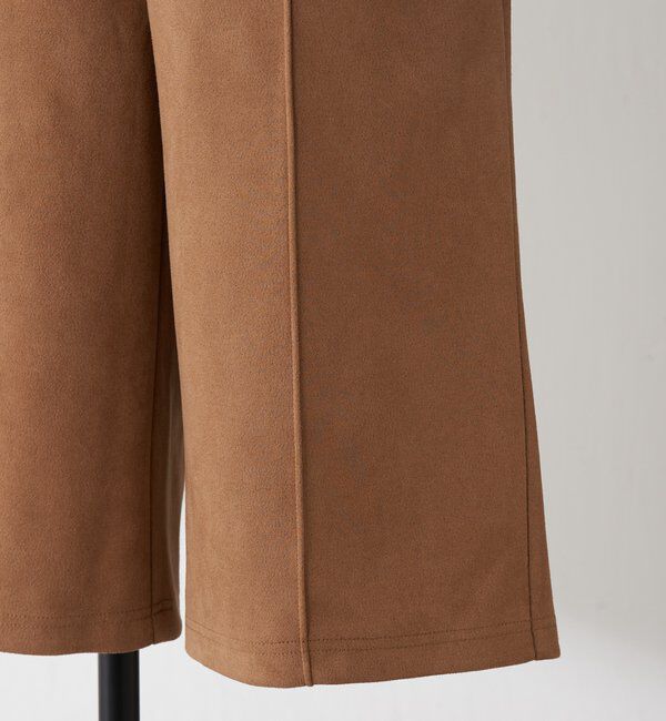  「Q.anos スエードハーフパンツ」|デニム|